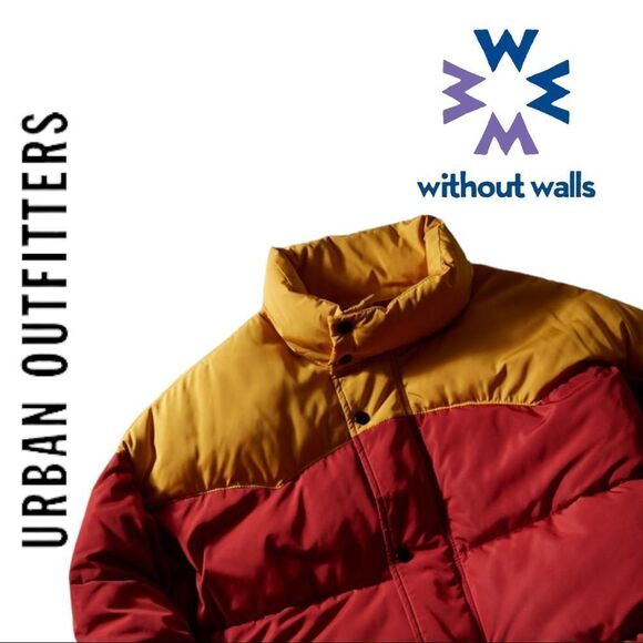 NEW Without Walls Urban Outfitters UO Western Puffer Coat Jacket M L XL - Picture 4 of 7